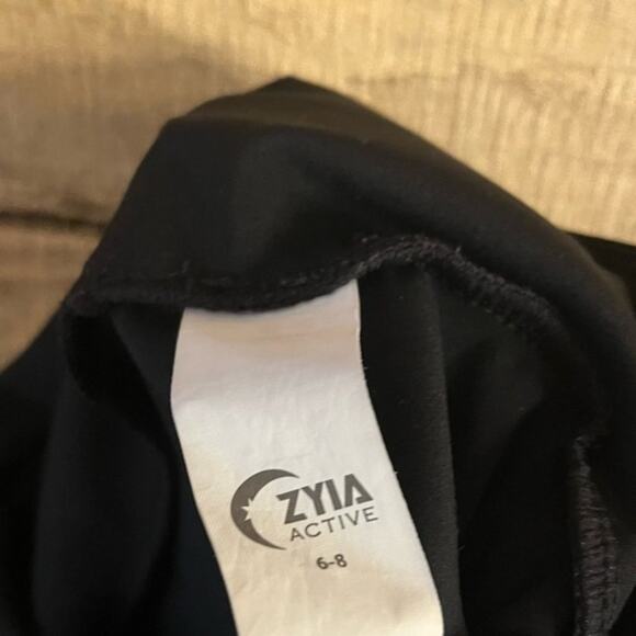 Zyia Black Active Leggings Size 6-8 - Picture 11 of 12